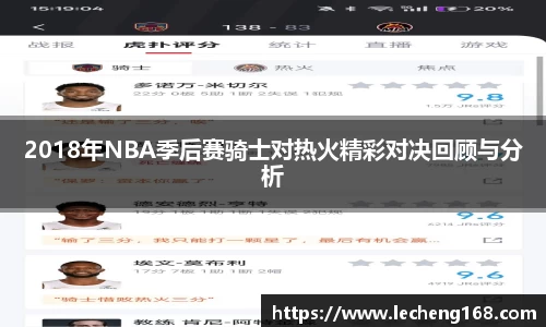 2018年NBA季后赛骑士对热火精彩对决回顾与分析